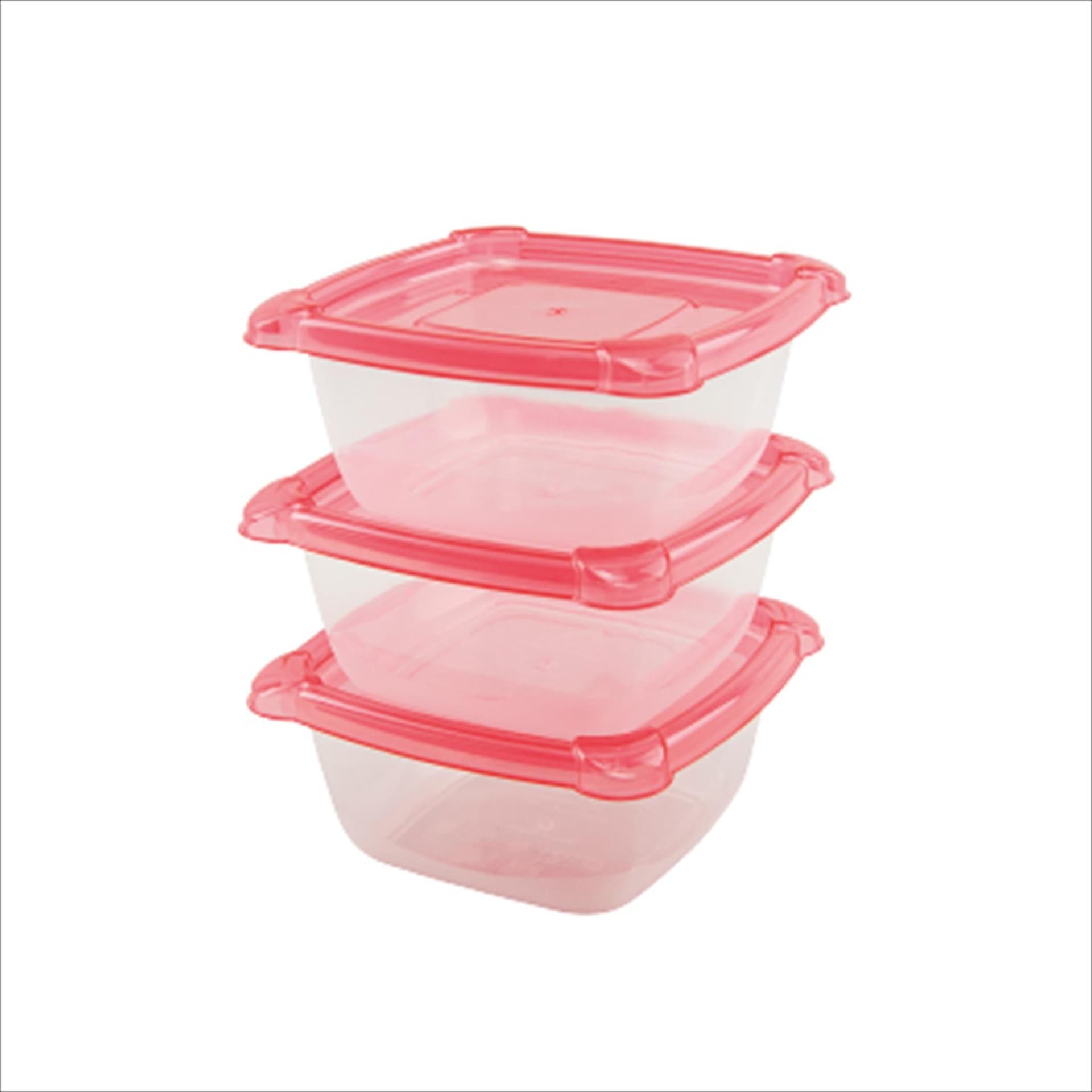 Freshia Container-Mini Square-3 pcs - Image 1